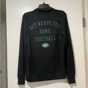 Women’s Black JETS Football Sweater by PINK VS